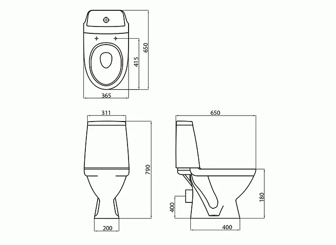 Компакт Modo з кришкою дюропласт soft-close (L39000000), Kolo