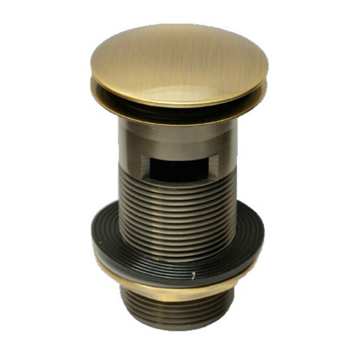 Корок-автомат McAlpine для умивальника 5/4" антична бронза