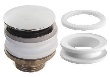 Корок-автомат McAlpine для умивальника 5/4 " хром