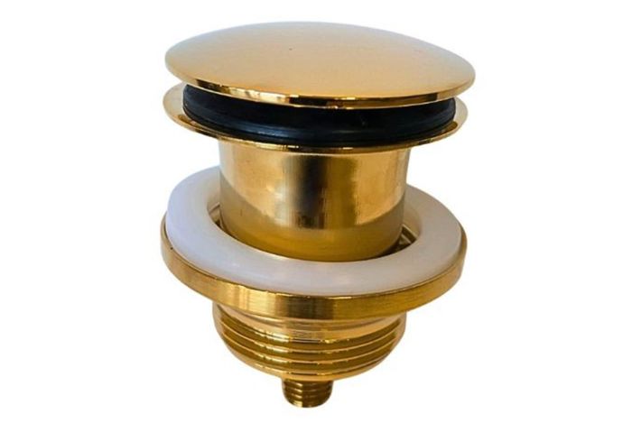 Корок-автомат McAlpine для умивальника 5/4 " золотий