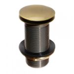 Корок McAlpine "клік-клак" для умивальника без переливу 5/4 "Коричневий" CWU60-АB
