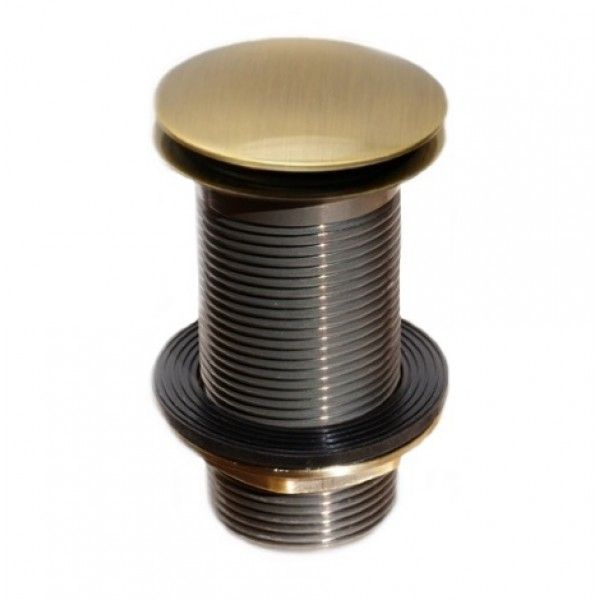 Корок McAlpine "клік-клак" для умивальника без переливу 5/4 "Коричневий" CWU60-АB