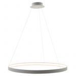Підвісний світильник Zuma Line LA0716/1-WH Circle 78, 50 Вт, 5520 лм, 3000K