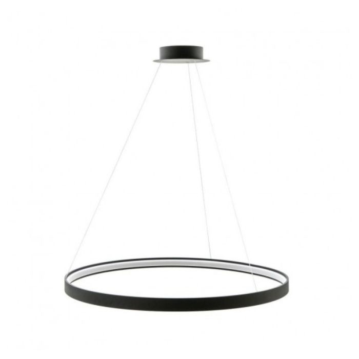 Підвісний світильник Zuma Line LA0721/1-BK Circle 78, 50 Вт, 5520 лм, 3000K