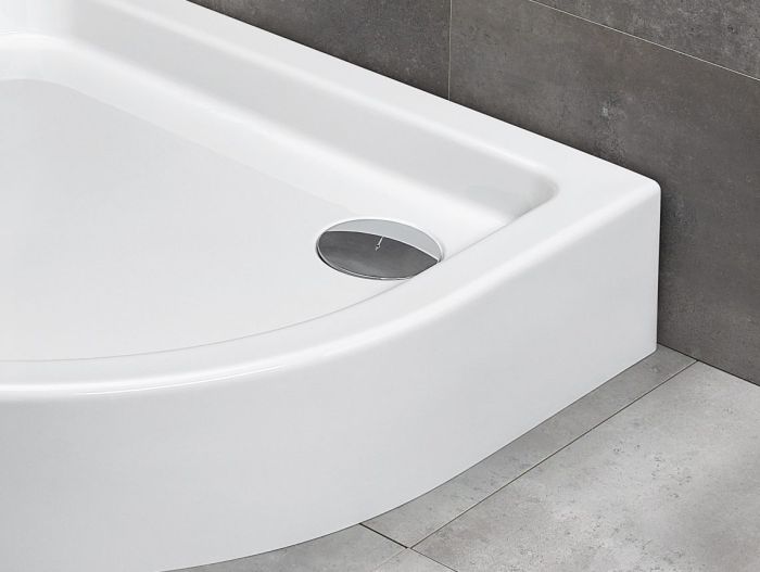 Душова кабіна Radaway Alienta Chrome A 90х90х190 прозоре скло + піддон Lupo + сифон R500