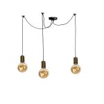 Люстра павук Atmolight Spider-3 Black/BrushGold