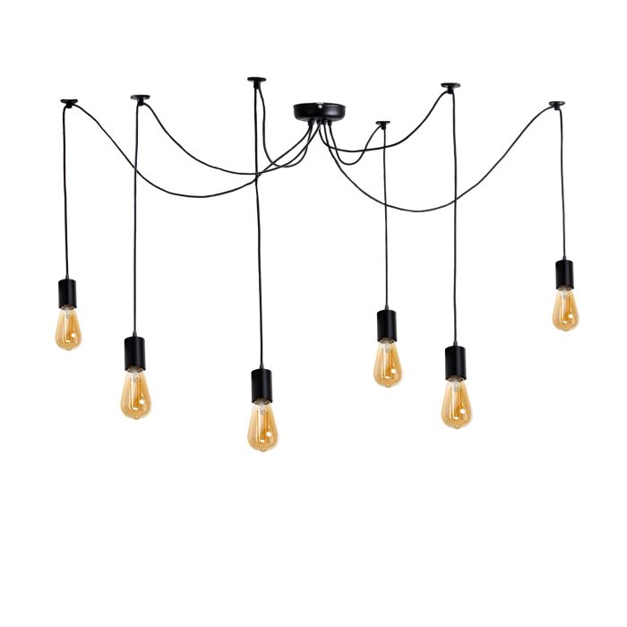 Люстра павук Atmolight Spider-6 Black