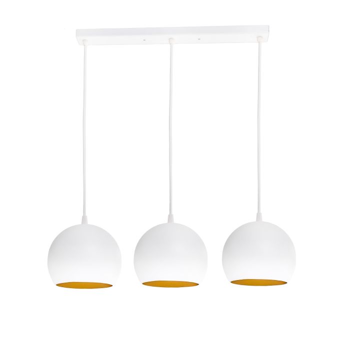 Люстра Atmolight Bowl С150-450-3 White/Gold