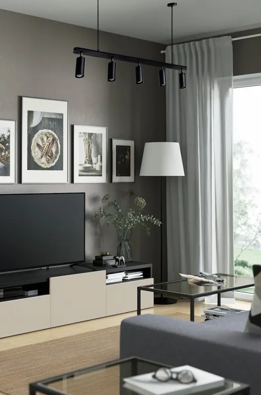 Люстра (светильник подвесной) Chime СL110-5 Black