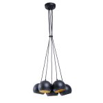Люстра Atmolight Bowl С150-5 Black/Gold