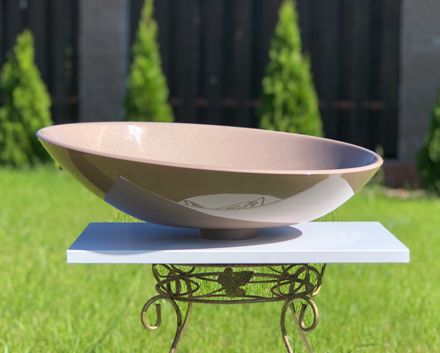 Умивальник «Лотос» Капучино Н400 глянець