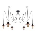 Люстра-павук LS 2151-6K-6