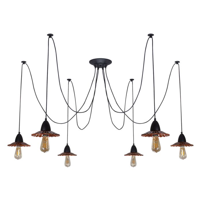 Люстра-павук LS 2151-6K-6