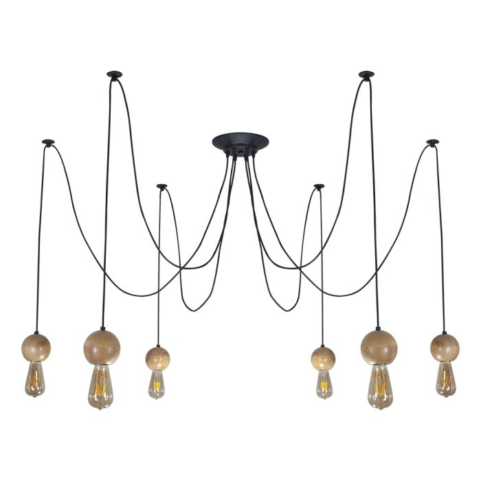 Люстра-павук LS 2161-6W