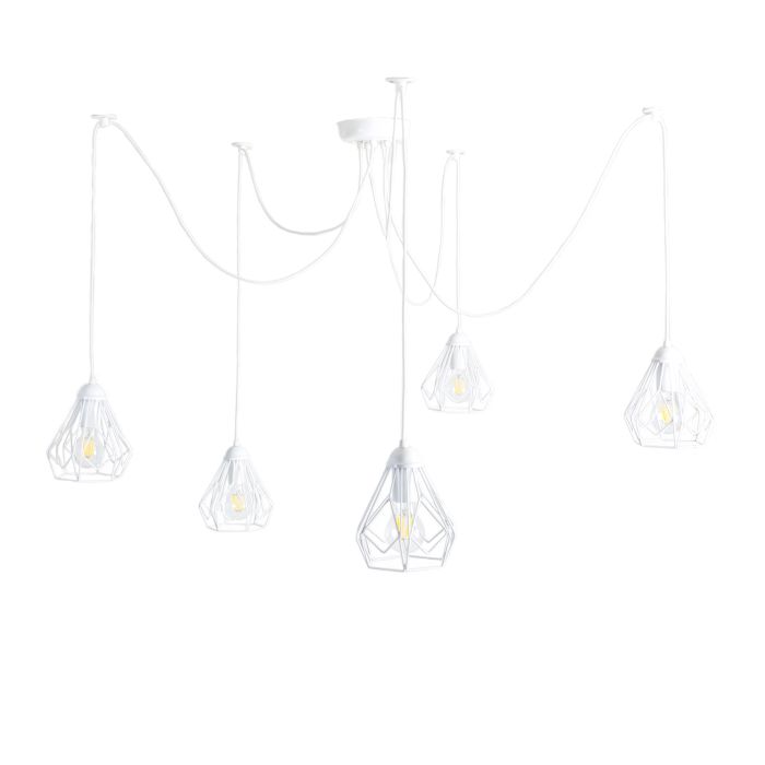 Люстра павук Atmolight Bevel Spider-5 White