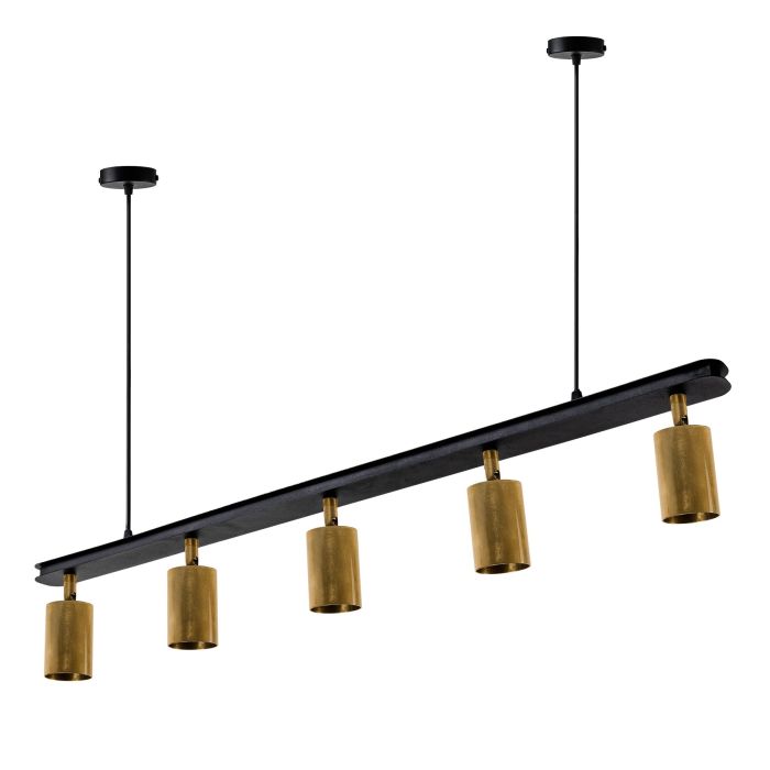 Люстра (светильник подвесной) Chime GU10 СL90-5 Black/BrushGold