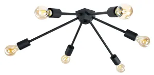 Люстра (светильник потолочный) Attic X-6 C280/370 Black