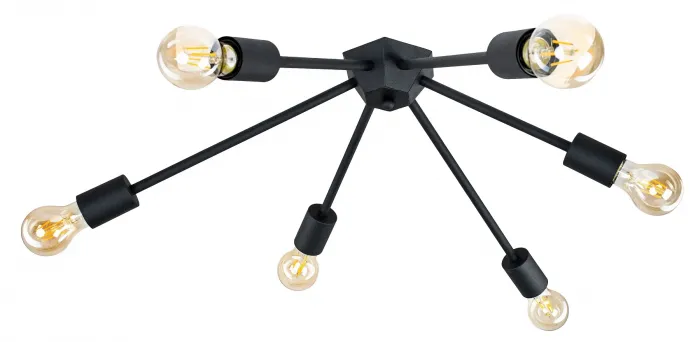 Люстра (светильник потолочный) Attic X-6 C280/370 Black