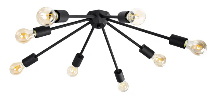 Люстра (светильник потолочный) Attic X-8 C280/370 Black