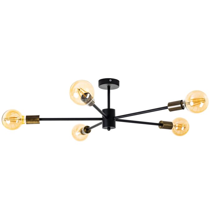 Светильник потолочный Star 5 840/320 Black/BrushGold (1861430)