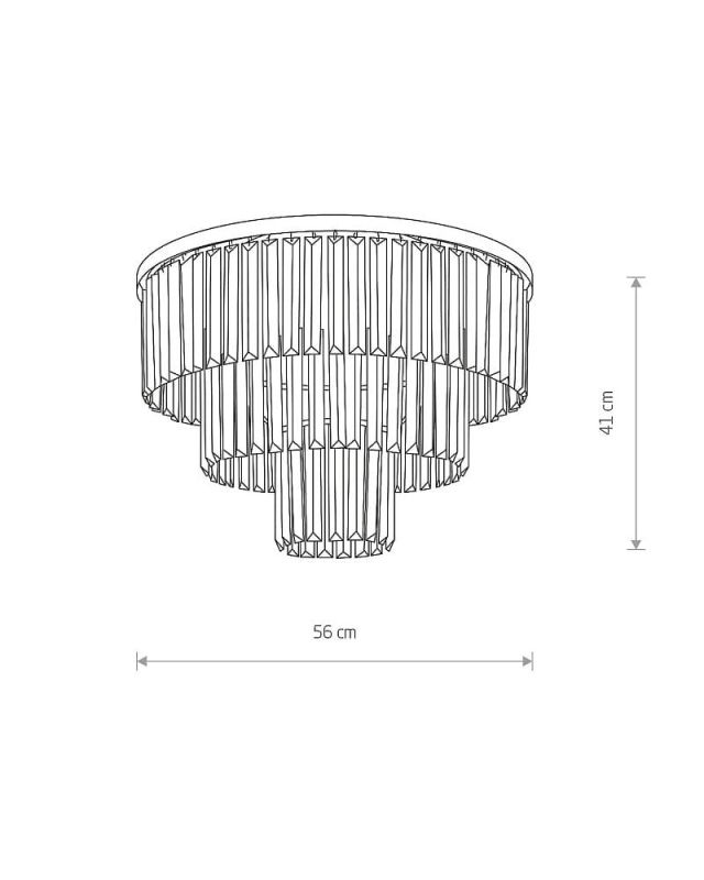 Люстра Nowodvorski Cristal SILVER M