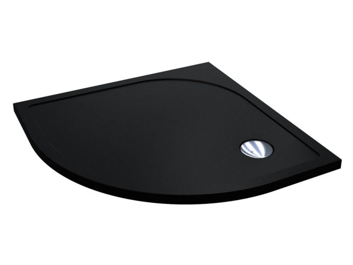 Душовий піддон 80x80 Miraggio MADRID MIRASTONE BLACK