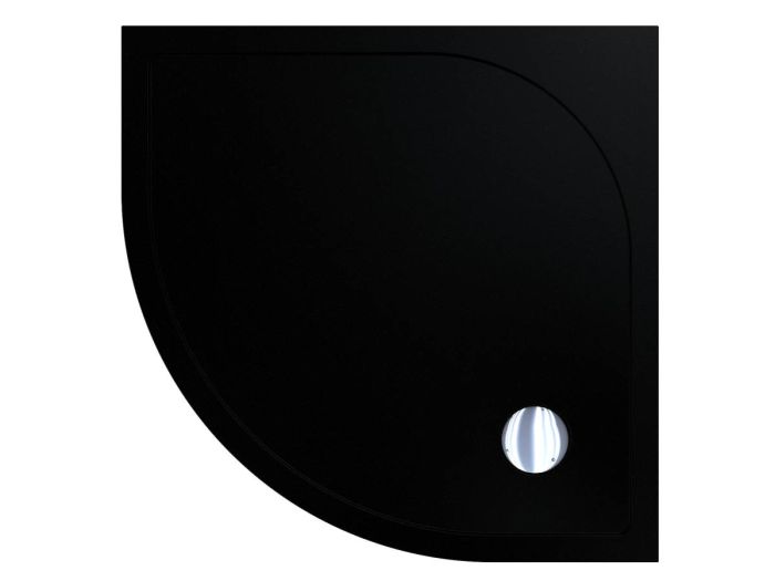 Душовий піддон 80x80 Miraggio MADRID MIRASTONE BLACK