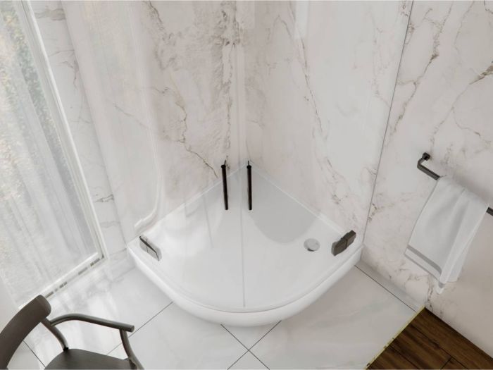 Душевой поддон 90x90 Miraggio MADRID из литого мрамора