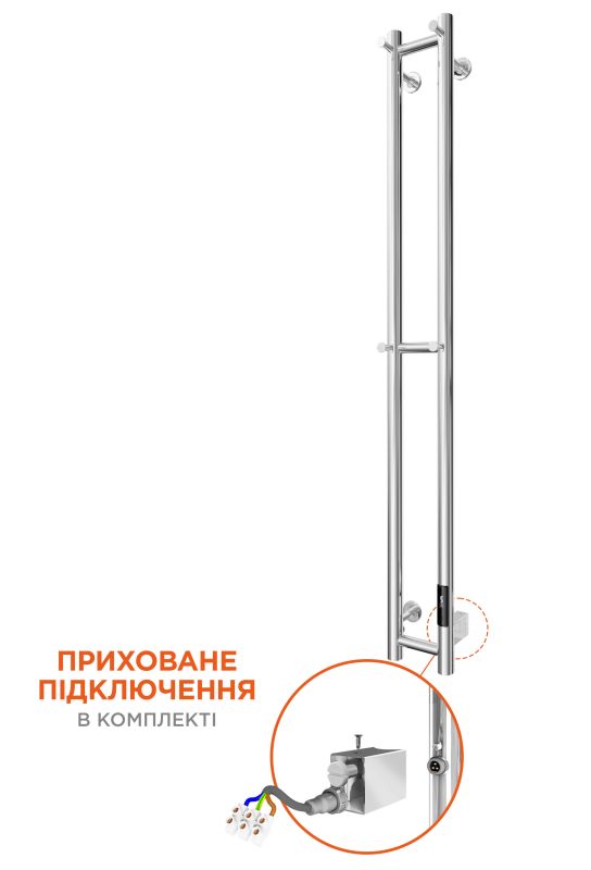 Електрична рушникосушка Mario e-INOX Соле 1170х140 TR 2.0 K білий глянець