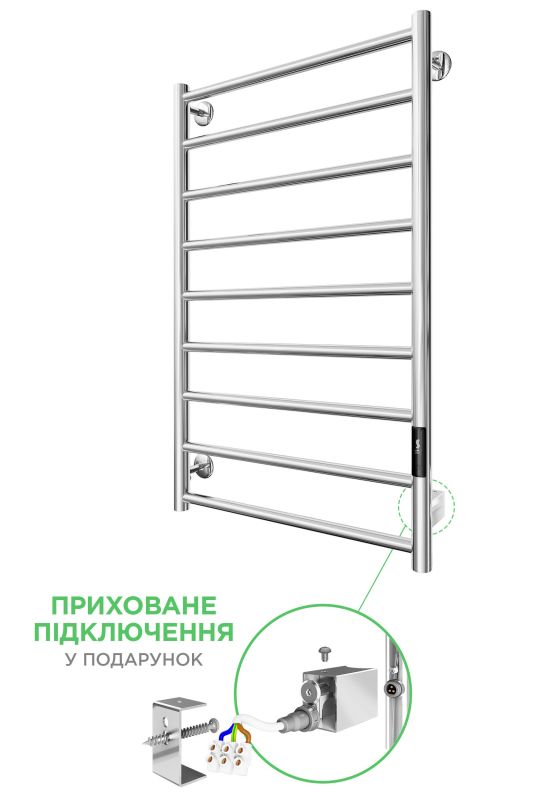 Електрична рушникосушка Mario Урбан-I  810x500/85 TR K 2.0 сатин