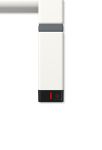 ТЕН Mario ONE 300W для профільної труби (білий) білий мат