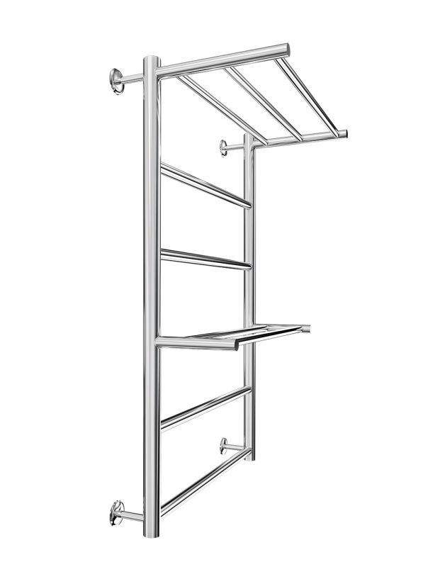 Водяна рушникосушка Mario INOX Анкона 770х530/500 графіт