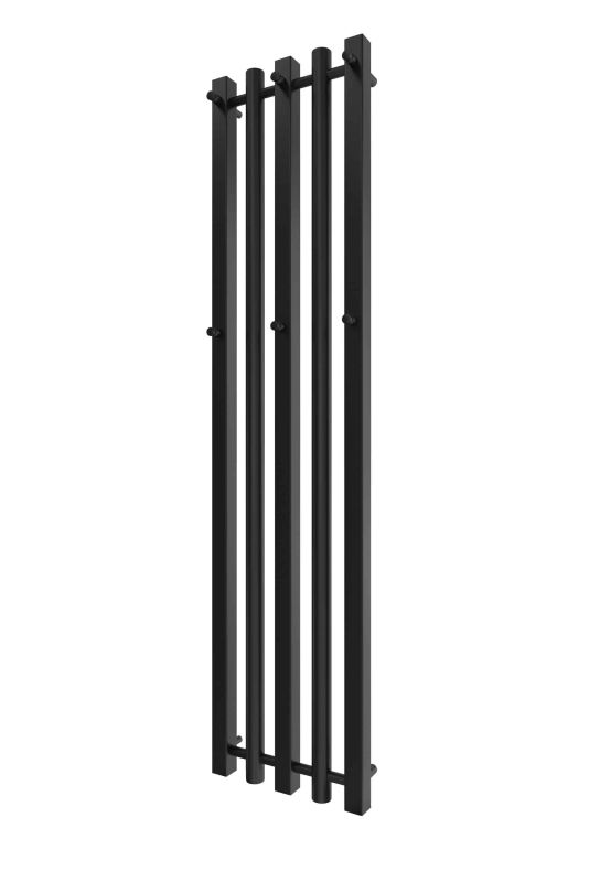 Водяна рушникосушка Mario INOX Бітуб 1490х360/320 чорний мат