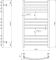 Водяна рушникосушка Mario INOX Фенікс  770х430/400