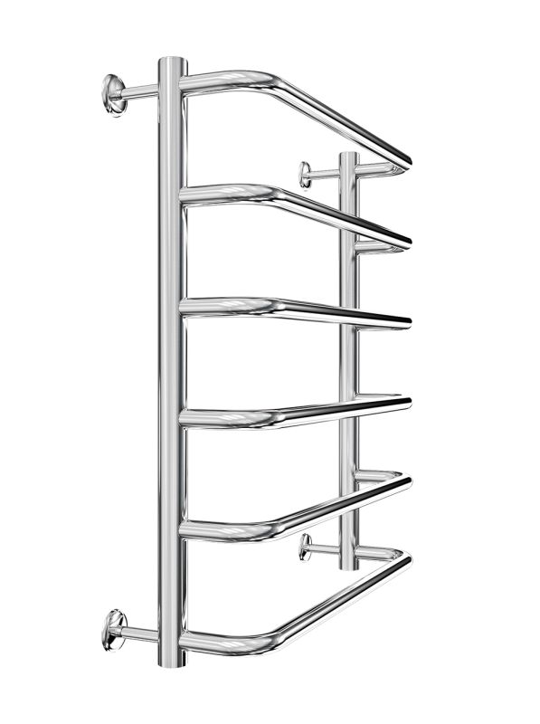 Водяна рушникосушка Mario INOX Стандарт  570х530/500 білий мат