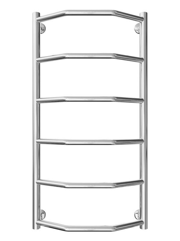 Водяна рушникосушка Mario INOX Трапеція  770х430/400 білий мат