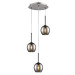 Підвісний світильник MD1629-3B MONIC Хром