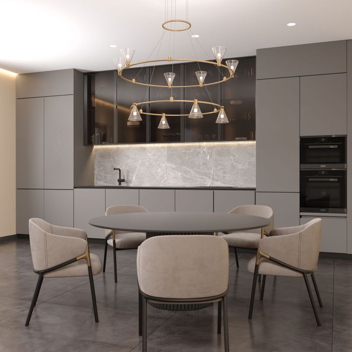 Светильники для модульной системы Module J5 Brass 3000K