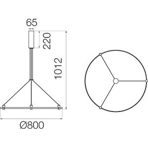 Система SM 8880 R 800 Brass 60W