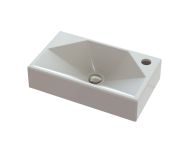 Умивальник «Меркурій» 40 см R Білий А100 глянець