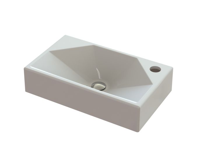 Умывальник «Меркурий» 40 см R белый А100М МАТ