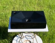 Умывальник «Меркурий» 40 см L черный А200 глянец