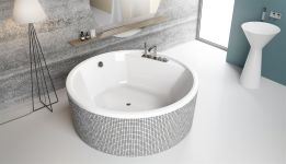 Ванна акрилова Radaway METEORA 160 з ніжками та сифоном R135L