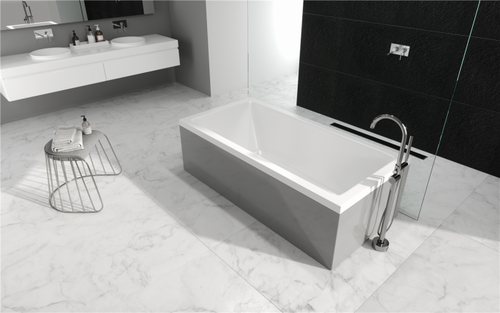 Ванна акриловая Radaway MIRELLA 170x75 с ножками и сифоном R135L