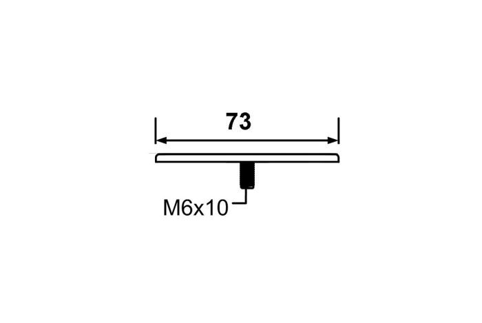 Накладка McAlpine маскирующая для перелива для сифона HC2600CLMB, черная