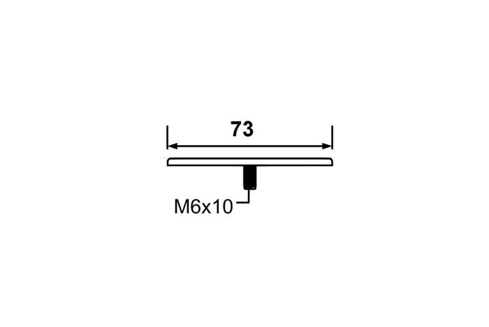 Накладка McAlpine маскирующая для перелива для сифона HC2600CLWH, белая