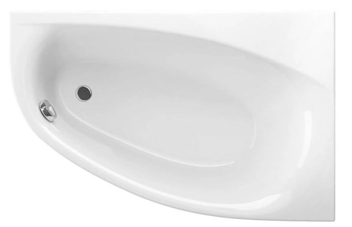 Ванна акриловая Radaway Naxia 170x110 правая с ножками и сифоном R135L