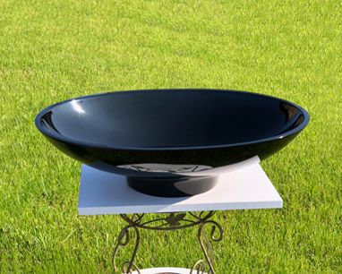 Умывальник «Ника» черный А200 глянец