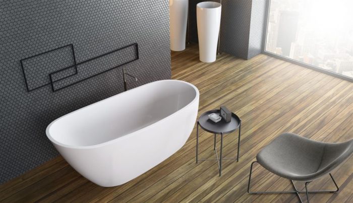 Ванна акриловая Radaway NIKIA 175x78x60 с ножками и сифоном