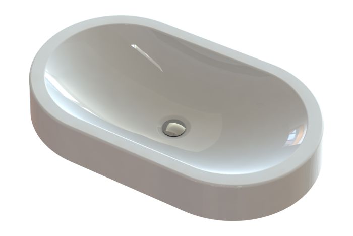 Умивальник «Олімпія» 60 см Чорний А200 глянець